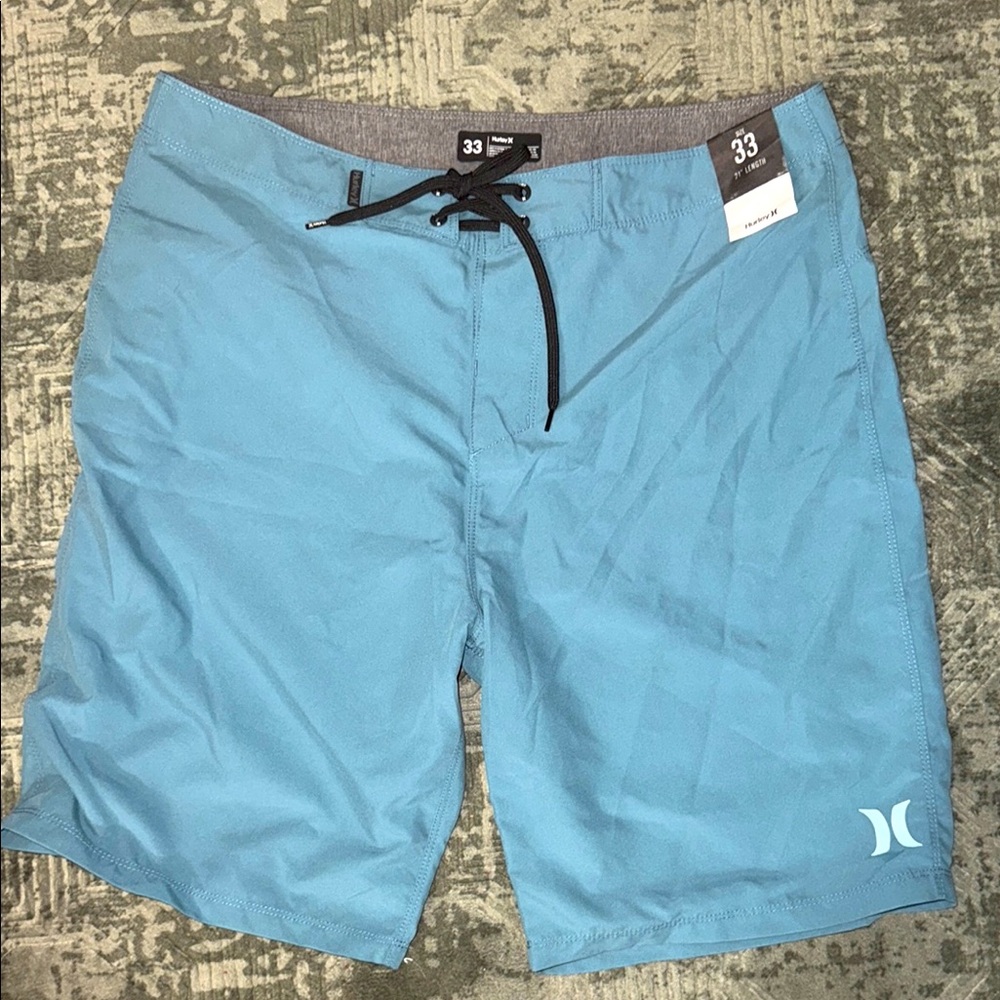 Hurley Light Blue Men’s Board Shorts